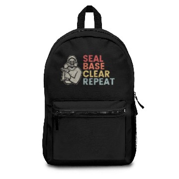 Discover Seal Base Clear Repeat Auto Body Painter Backpacks
