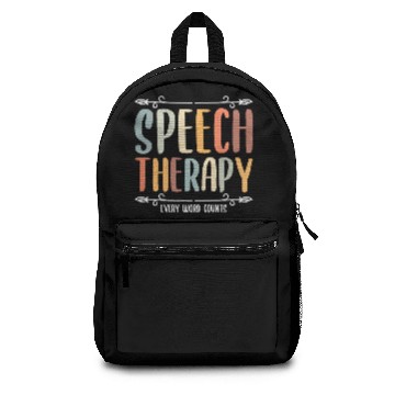 Discover SLP Speech Therapy Every Word Counts Therapist Backpacks