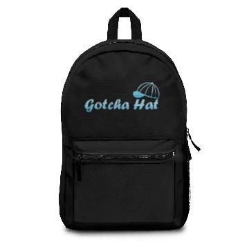 Discover blue gotcha hat Backpacks