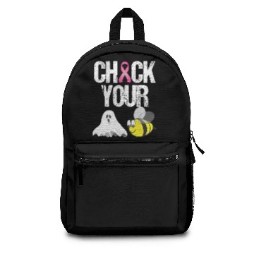 Discover Check Your Boo Bees Backpacks Funny Breast Cancer