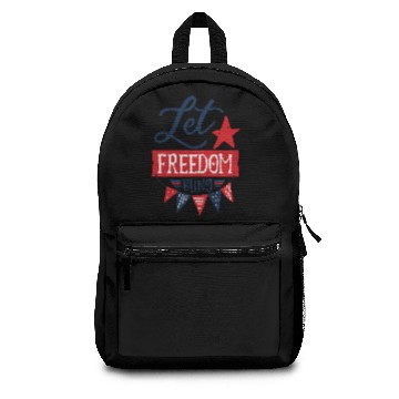 Discover Let freedom bling Backpacks