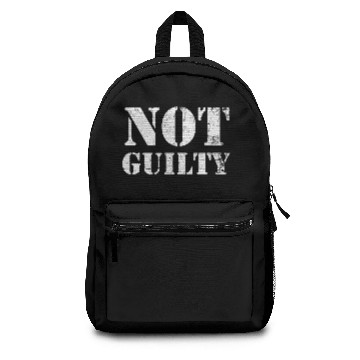 Discover Not Guilty Innocent Until Proven Guilty Gift Backpacks