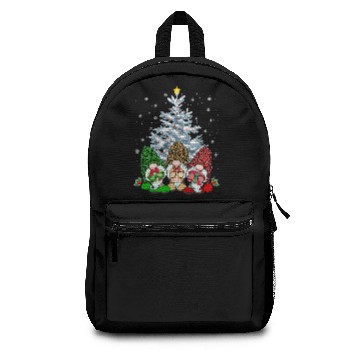 Discover Three Nordic Gnomes And Their Christmas TreeGift T Backpacks