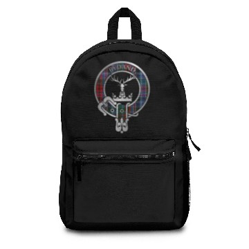 Discover Clan Gordon Red Tartan Crest Backpacks