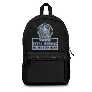 Discover Born Again Buddha Zen Yoga Meditation Buddhism Backpacks