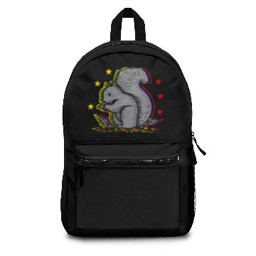 Discover Squirrel Gift Croissant Squirrel Rodent Nut Backpacks