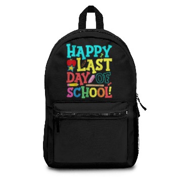 Discover Happy Last Day Of School Teacher Student Graduatio Backpacks