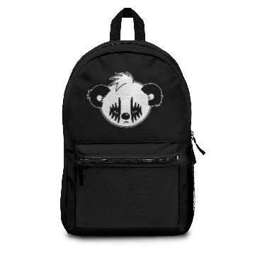 Discover cute sad Black Metal panda Backpacks