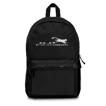 Discover My cat is a communist Backpacks