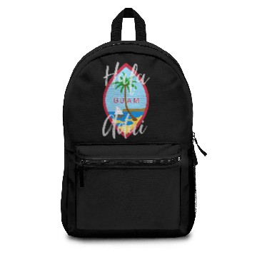 Discover Hafa Adai Guam Seal Pull Over Gift Backpacks