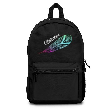 Discover Cherokee Feather Native American Indian Gift Backpacks