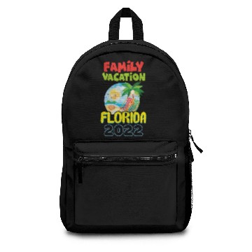 Discover Family Vacation Florida 2022 Funny Summer Family Backpacks