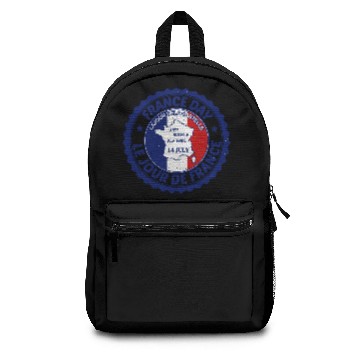 Discover happy bastille day Backpacks