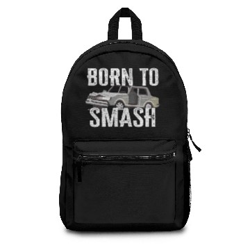 Discover Demo Derby / Demolition Derby Gift : Born to Crash Backpacks