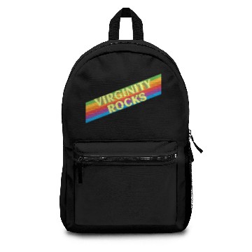 Discover virginity rocks . design Backpacks