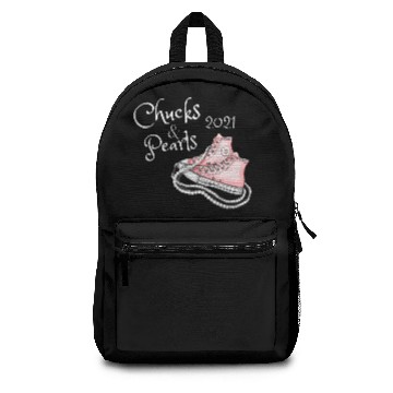 Discover Chucks and Pearls 2021 kamala harri Backpacks