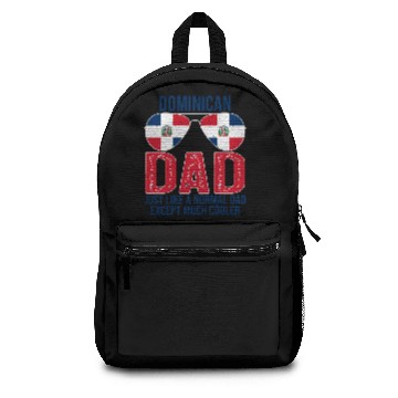 Discover Dominican Dad Dominican Republic Flag Backpacks
