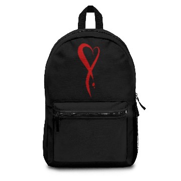 Discover Heart bleeding, hand drawn Backpacks