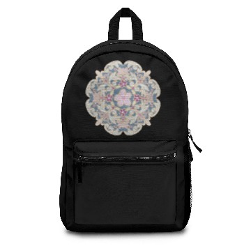 Discover Madagascar periwinkle mandala Backpacks