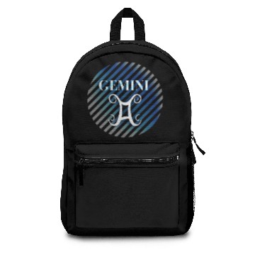 Discover Horoscope Sign Gemini Backpacks