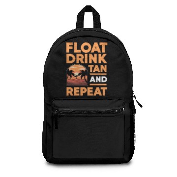 Discover Summer Float Drink Tan & Repeat Backpacks