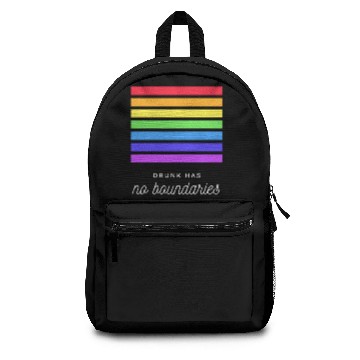 Discover Drunk Has No Boundaries Backpacks