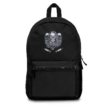 Discover Dead Inside But Vaccinated - Dark Lettering Backpacks