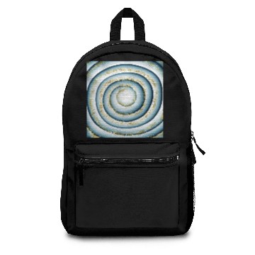 Discover Dark Blue White Gold Fantasy Spiral Pattern Backpacks