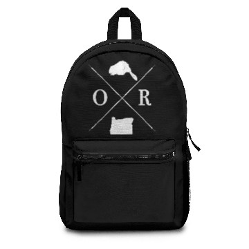 Discover Oregon Vintage White Backpacks