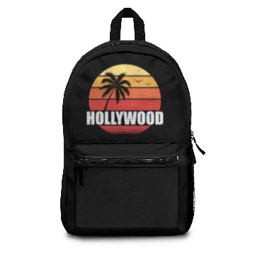 Discover Hollywood Vinatge palms Backpacks