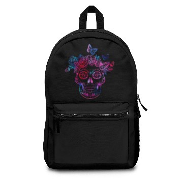 Discover Colorful Sugar Skull Sublimation Backpacks