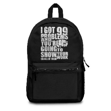 Discover I got 99 problems vintage Backpacks