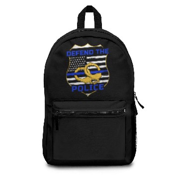 Discover Police Officer Support Pro Cop Defend The Police Backpacks