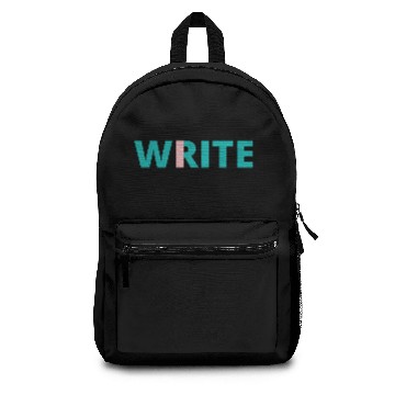 Discover I in Write Single Word Design Self Reflective Backpacks
