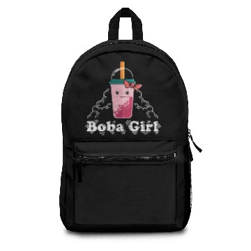 Discover Boba Girl I love Boba milk Tea Bubble Drinks Milkt Backpacks