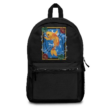 Discover koi fish Backpacks