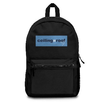 Discover Ceiling = Roof MJ (Navy Blue & White) Backpacks