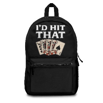 Discover Casino Blackjack Id Hit That Men Backpacks