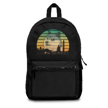 Discover Dogeclub Washington D.C. crypto birthday gift Backpacks