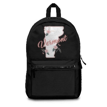 Discover Cute Vermont State Floral Rose Backpacks