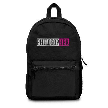 Discover Philosophy Teacher Professor Philosopher Backpacks