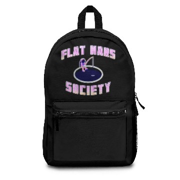 Discover Flat Mars Society Flat Earth Gift flatearther Backpacks