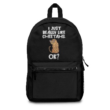 Discover CHEETAH: I Just Really Like Cheetahs Backpacks