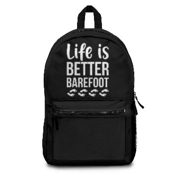 Discover Life Is Better Barefoot Earthing Backpacks