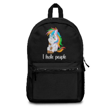Discover unicorn i hate people Backpacks