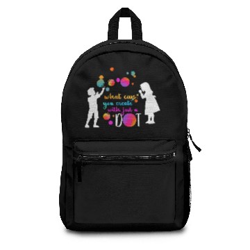 Discover What Can You Create With Just A Dot Day Happy Kids Backpacks