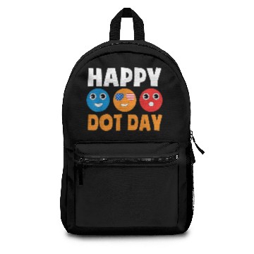 Discover Happy dot day Backpacks