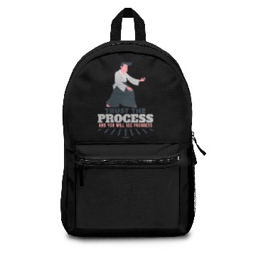 Discover Trust The Process And You Will See Progress Backpacks