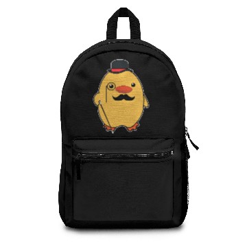 Discover Fancy Duck With a Cane Funny Duck Gift Backpacks