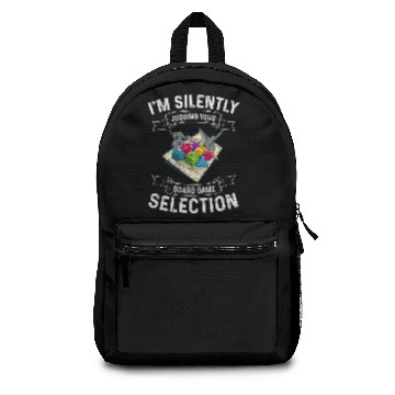 Discover Silently Judging Board Game Selection Backpacks